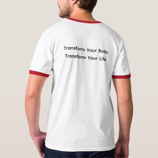 Camiseta com Logotipo da Assinatura de Treinamento (Verso)