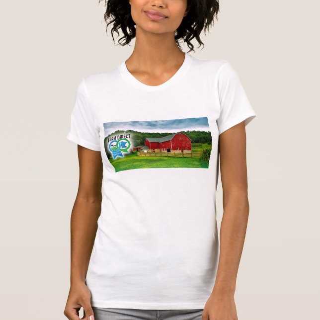 Camiseta com Logotipo da Farm Direct Minnesota (Fe (Frente)