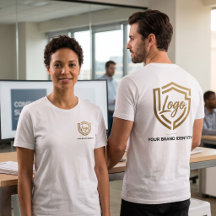Camiseta com Logotipo de Negócios Personalizado Fr