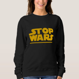 Camiseta com Logotipo Paródia Stop Wars