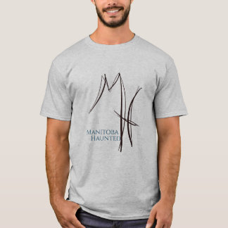 Camiseta com logotipo único, de uso masculino