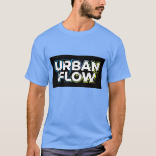 Camiseta com Logotipo Urban Flow Streetwear