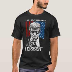 Camiseta Com Medo Da Nossa Democracia, Discordo Da Imunidad