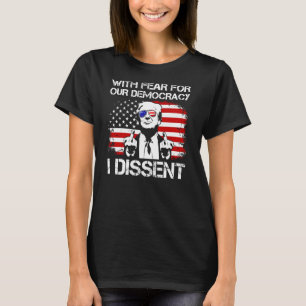 Camiseta Com Medo Da Nossa Democracia, Discordo Da Imunidad