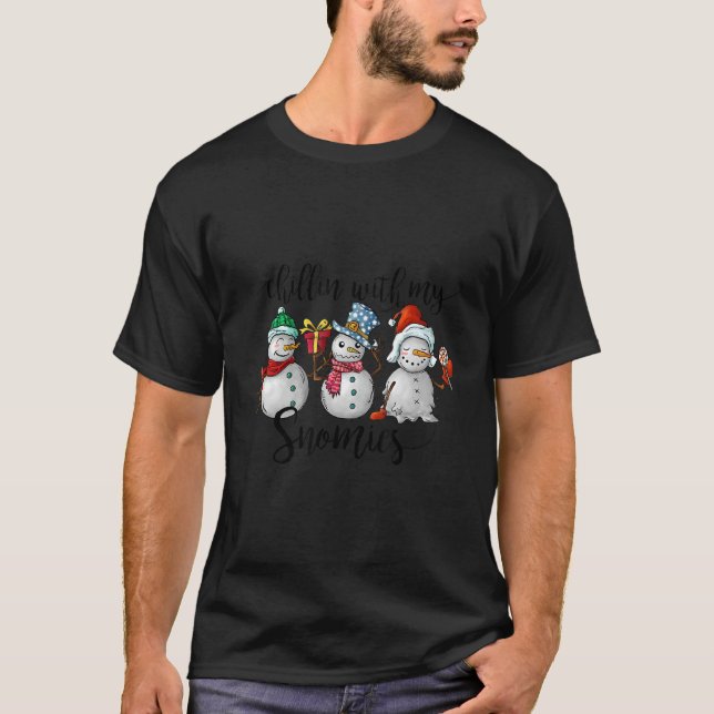 Camiseta Com Meus Neves Bonitos Neves De Natal (Frente)