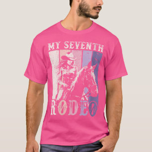 Camiseta Com Minha Sétima Rapariga De 7 Anos 7 Bi