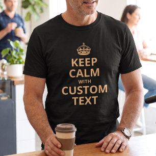 Camiseta com modelo de citação personalizada Keep