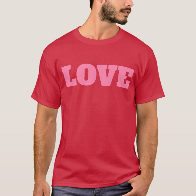 Camiseta com monograma "LOVE" (Frente)