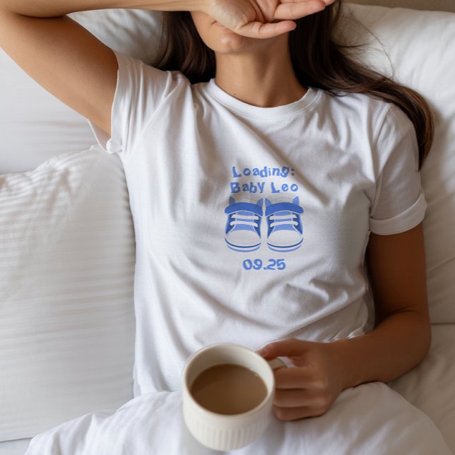 Camiseta com nome e data do anúncio de Meias de Be (Criador carregado)