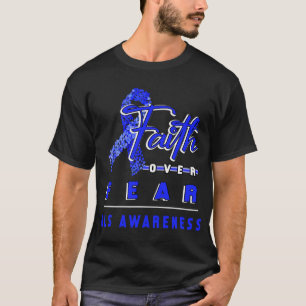 CAMISETA COM O ALS CONSCIENESS FAITH SEMPRE SOBREPRESENTA O
