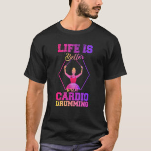 Camiseta Com o Cardio Drumming de Classe de Malhação