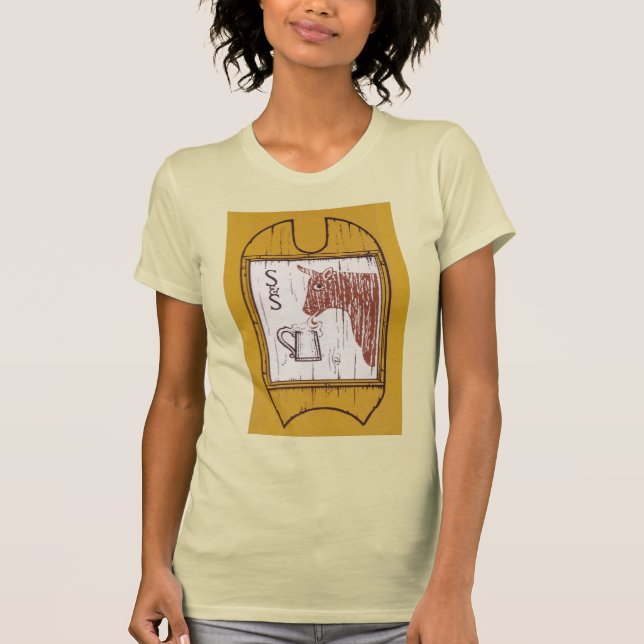 Camiseta com o icônico logotipo da Banta's Steak & (Frente)