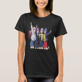 Camiseta com o Sinal de Paz do Esquadrão de Garota