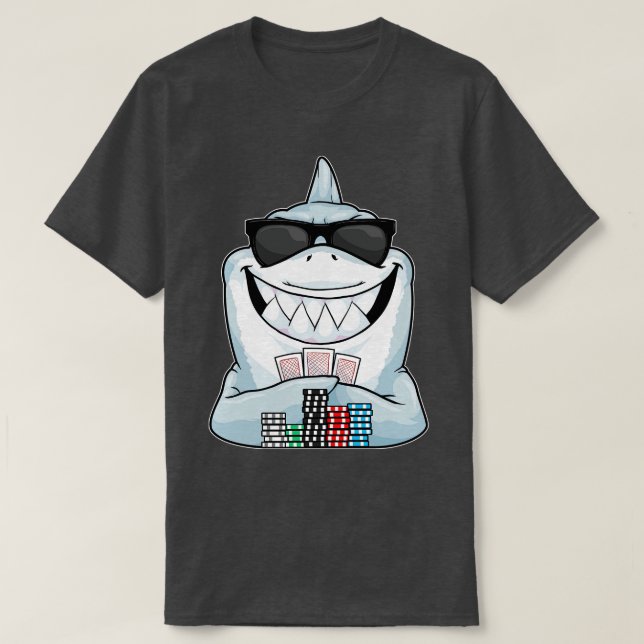 Camiseta com óculos de sol de Chips (Frente do Design)