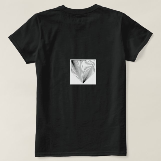 camiseta com ornamento (Verso do Design)