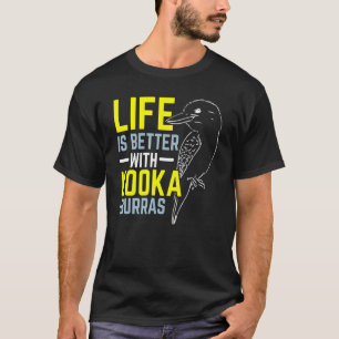 Camiseta Com Ornitologia De Aves Kookaburras