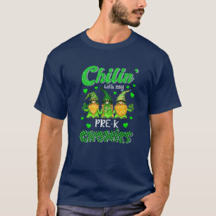 Camiseta Com Os Meus Gnomos, Prefiro O Feliz São Patrício