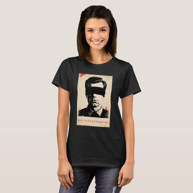Camiseta Com os olhos fechados – Edição Limitada de 781 (Frente Completa)
