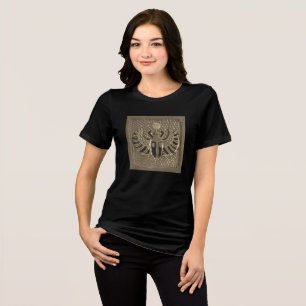 Camiseta com padrão de ladrilho de Escaravelho Dou
