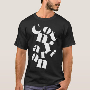Camiseta com palavras contra