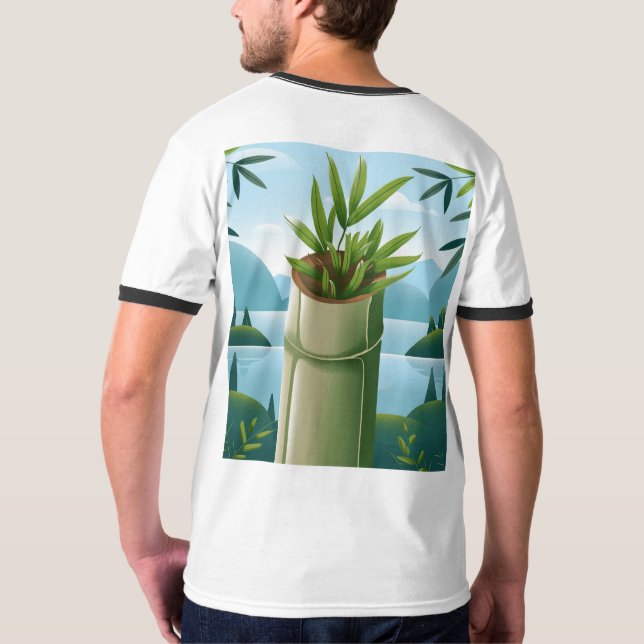 CAMISETA COM PANDA (Parte Traseira Completa)