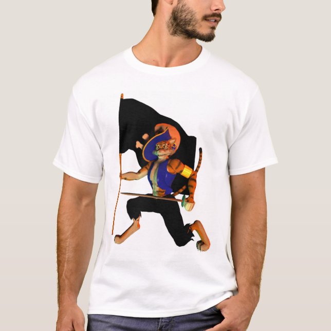 Camiseta Com passo semelhante aos felinos (Frente)