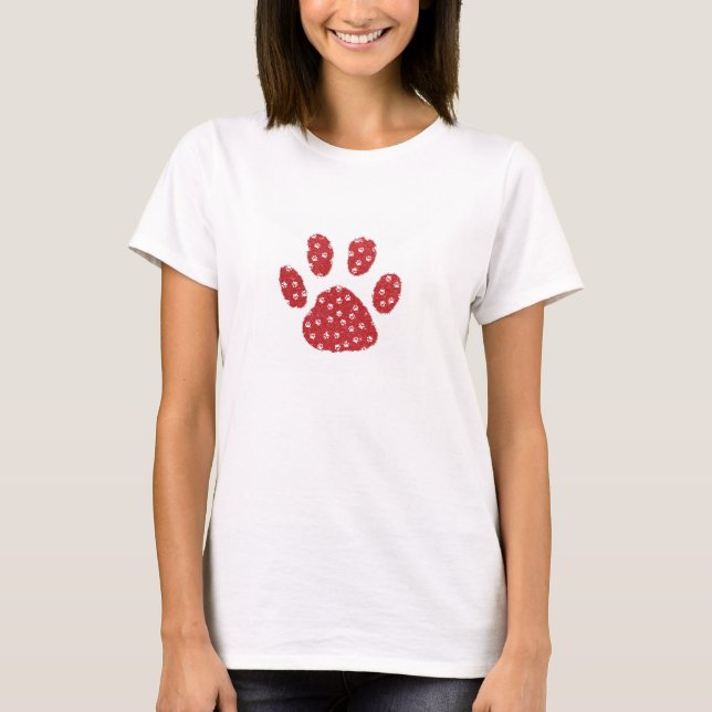 Camiseta com pegada de brilho (Frente)