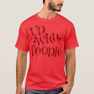 Camiseta Com Pessoas Vermelhas