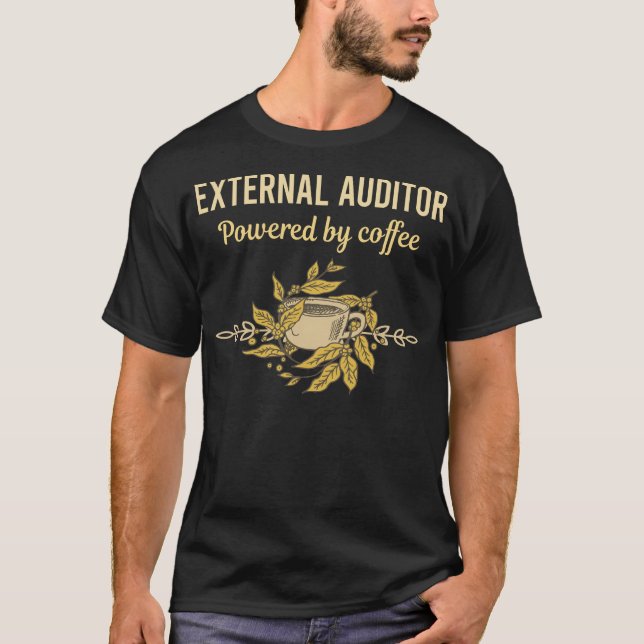 Camiseta Com Poderes De Café - Auditor Externo (Frente)