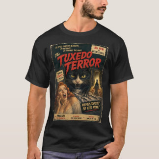 Camiseta com pôster de terror de filme de terror T