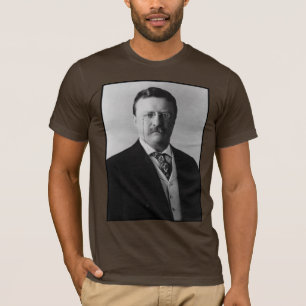 Camiseta com retrato do presidente Theodore Roosev