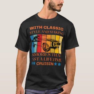 Camiseta com retro de carro clássico