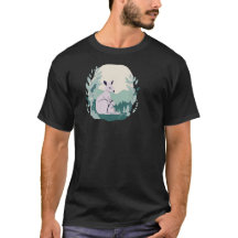 Camiseta com Silhueta de Canguru