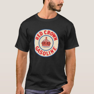 Camiseta com sinal de gasolina Red Crown