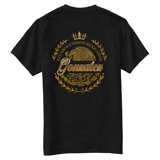 Camiseta com Sobrenome Gonzalez Atrás (Gonzalez Last Name Back hit T-shirt)