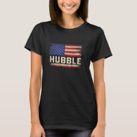 Camiseta com Sobrenome HUBBLE Nome HUBBLE Bandeira