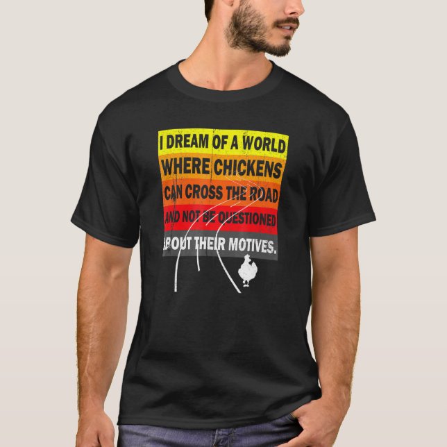 Camiseta com Tema de Frango para Amantes de Galinh (Frente)
