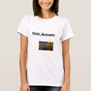 Camiseta Com tema de Paris