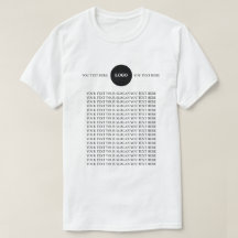 Camiseta com Texto de Logotipo Personalizado