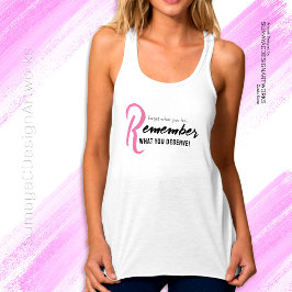 Camiseta com Tipografia Motivacional Rosa e Preta