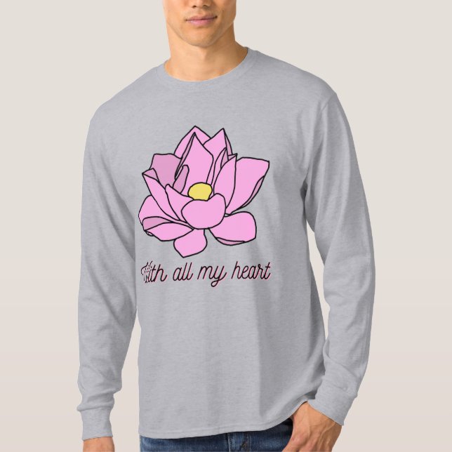 Camiseta Com Toda Minha Arte Rosa (Frente)