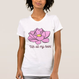 Camiseta Com Toda Minha Arte Rosa