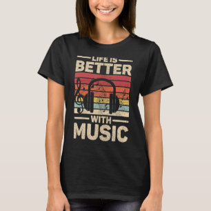 Camiseta Com Traje Musical Edm Music Dj