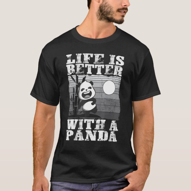 Camiseta Com Um Animal Panda Bear 5 (Frente)