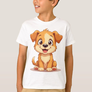 Camiseta com um cachorrinho fofo