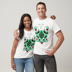 Camiseta com um coração do Haida