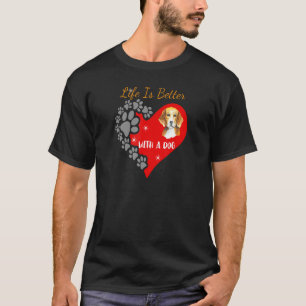 Camiseta Com Um Design De Beagle Canino