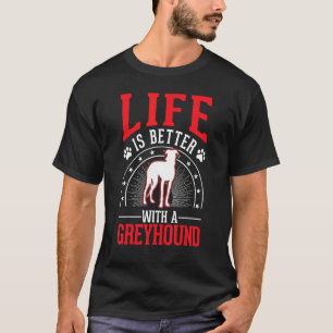 Camiseta Com Um Greyhound