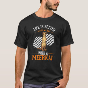 Camiseta com um suricata