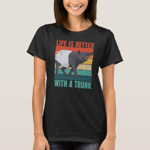 Camiseta Com Um Tronco Para Um Detentor De Zoológico De Tap